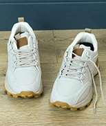 Deri ve Süet Detaylı Air Boost Taban Spor Ayakkabı Sneaker